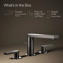 Widespread bathroom sink faucet with Lever handles, 1.2 gpm^Kohler Outlet