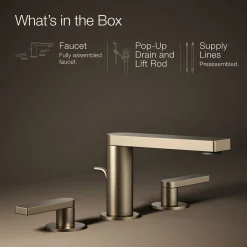 Widespread bathroom sink faucet with Lever handles, 1.2 gpm^Kohler Outlet