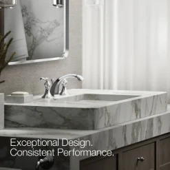 Widespread bathroom sink faucet, 1.2 gpm^Kohler New