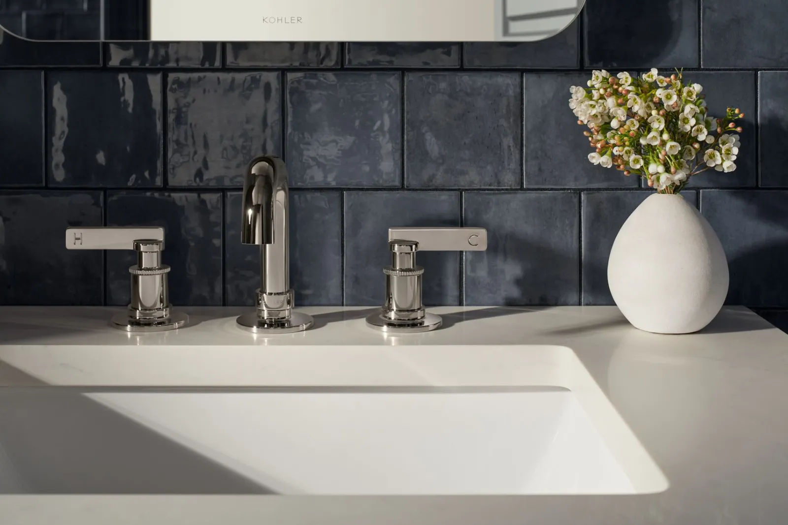 Widespread bathroom sink faucet, 1.2 gpm^Kohler Best