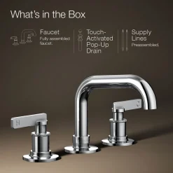 Widespread bathroom sink faucet, 1.2 gpm^Kohler Best