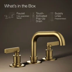 Widespread bathroom sink faucet, 1.2 gpm^Kohler Best