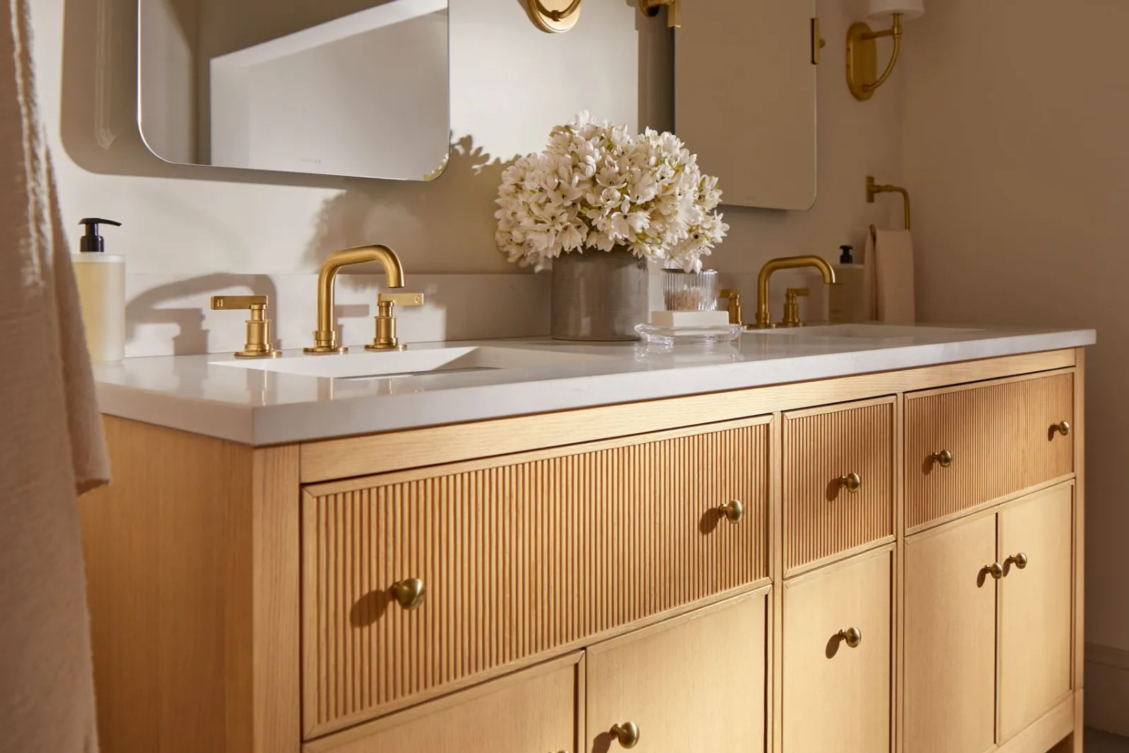 Widespread bathroom sink faucet, 1.2 gpm^Kohler Best