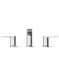 Widespread bathroom sink faucet, 1.2 gpm^Kohler Hot