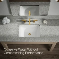 Widespread bathroom sink faucet, 1.2 gpm^Kohler Hot