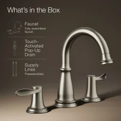 Widespread bathroom sink faucet, 1.2 gpm^Kohler Outlet