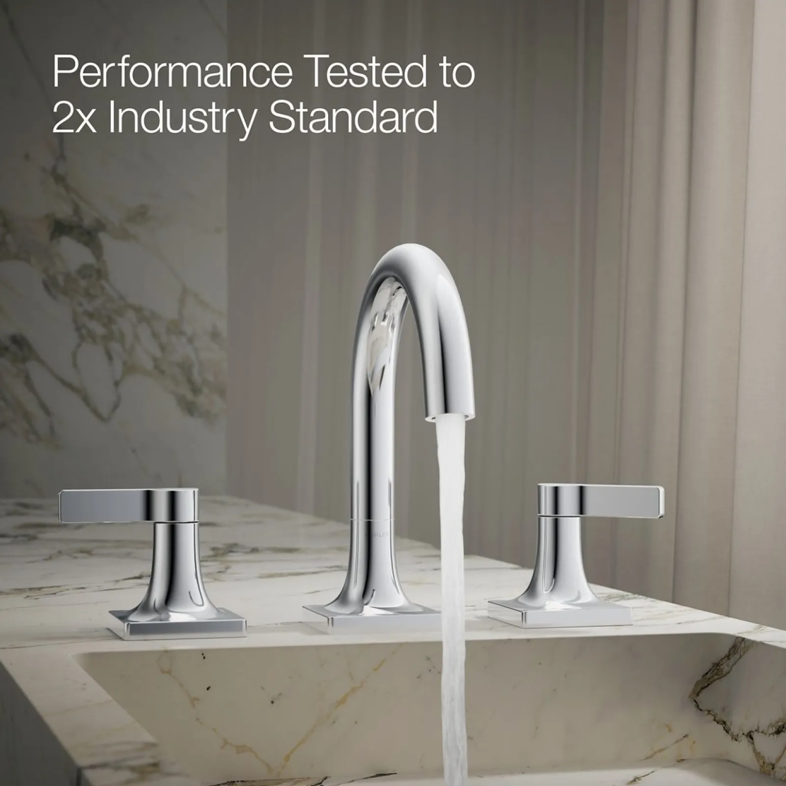 Widespread bathroom sink faucet, 1.2 gpm^Kohler Discount