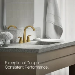 Widespread bathroom sink faucet, 1.2 gpm^Kohler Best
