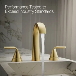 Widespread bathroom sink faucet, 1.2 gpm^Kohler Best