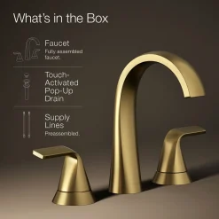 Widespread bathroom sink faucet, 1.2 gpm^Kohler Best