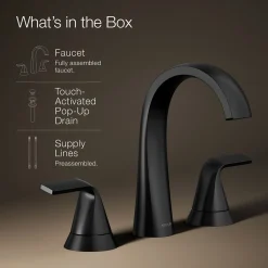 Widespread bathroom sink faucet, 1.2 gpm^Kohler Best