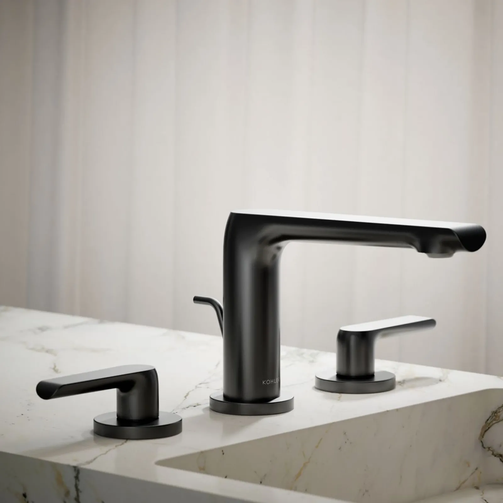 Widespread bathroom sink faucet, 1.2 gpm^Kohler New