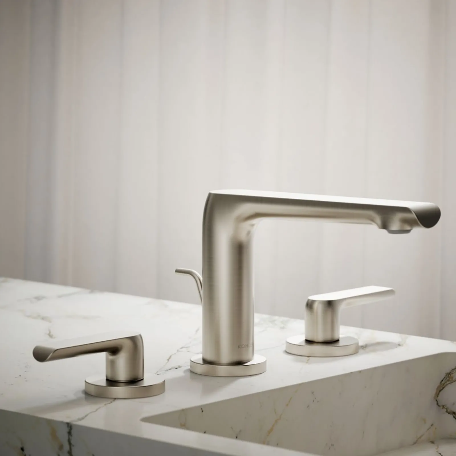 Widespread bathroom sink faucet, 1.2 gpm^Kohler New