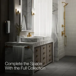 Widespread bathroom sink faucet, 0.5 gpm^Kohler New