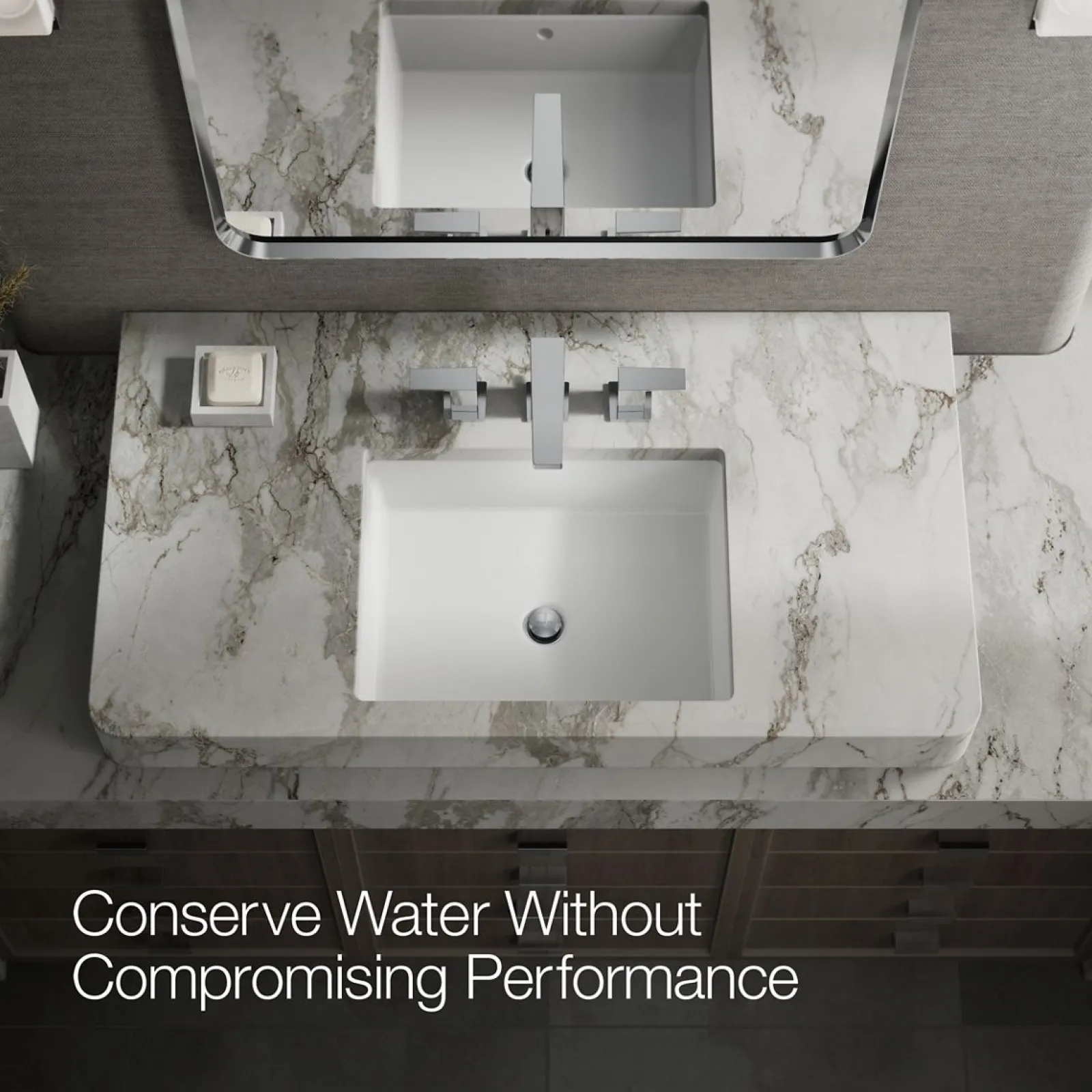 Widespread bathroom sink faucet, 0.5 gpm^Kohler New