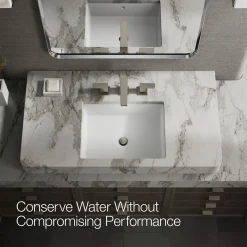 Widespread bathroom sink faucet, 0.5 gpm^Kohler New
