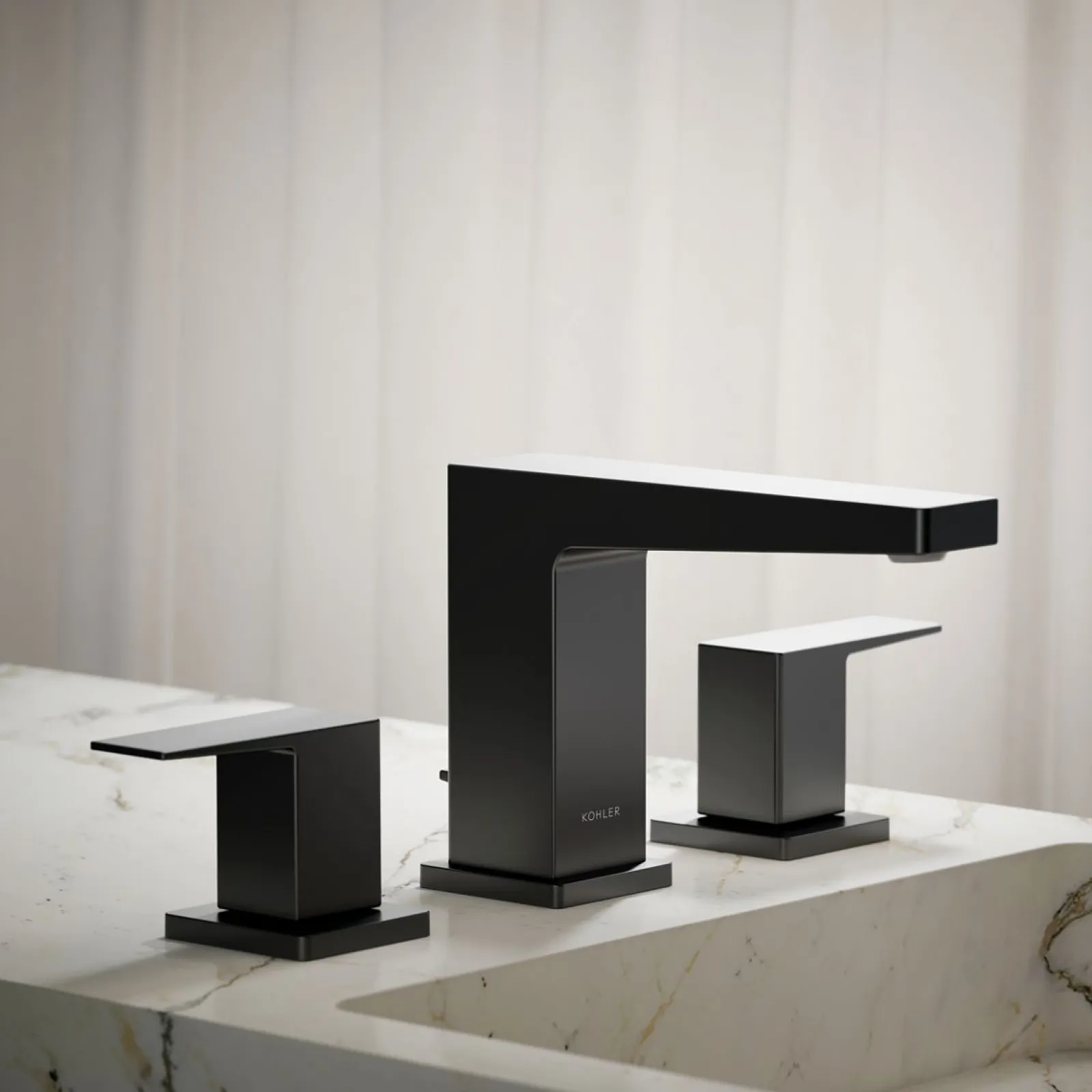 Widespread bathroom sink faucet, 0.5 gpm^Kohler New
