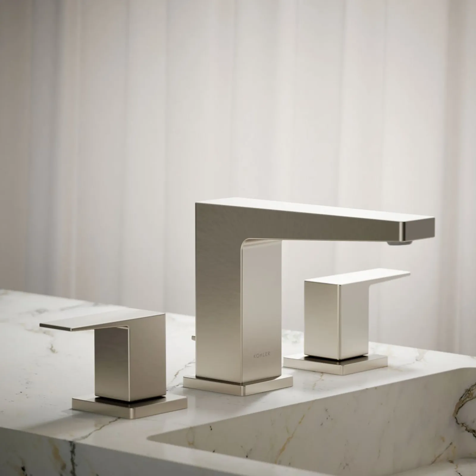 Widespread bathroom sink faucet, 0.5 gpm^Kohler New