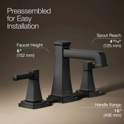 Widespread bathroom sink faucet, 1.2 gpm^Kohler