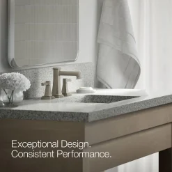 Widespread bathroom sink faucet, 1.2 gpm^Kohler