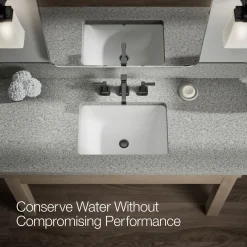 Widespread bathroom sink faucet, 1.2 gpm^Kohler