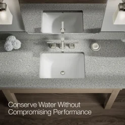 Widespread bathroom sink faucet, 1.2 gpm^Kohler