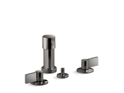 Widespread bidet faucet with Lever handles^Kohler Best