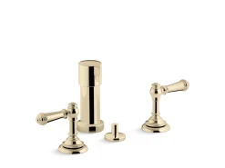 Widespread bidet faucet with lever handles^Kohler Discount