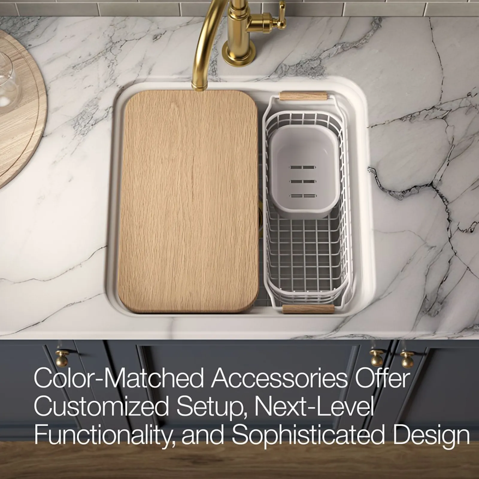 Wire sink basket for Audrine kitchen sink^Kohler Sale