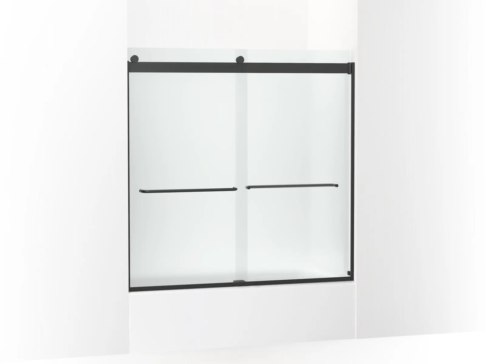 56-5/8"-59-5/8" W x 59-3/4" H bypass bath door with 1/4"-thick Frosted glass^Kohler Hot