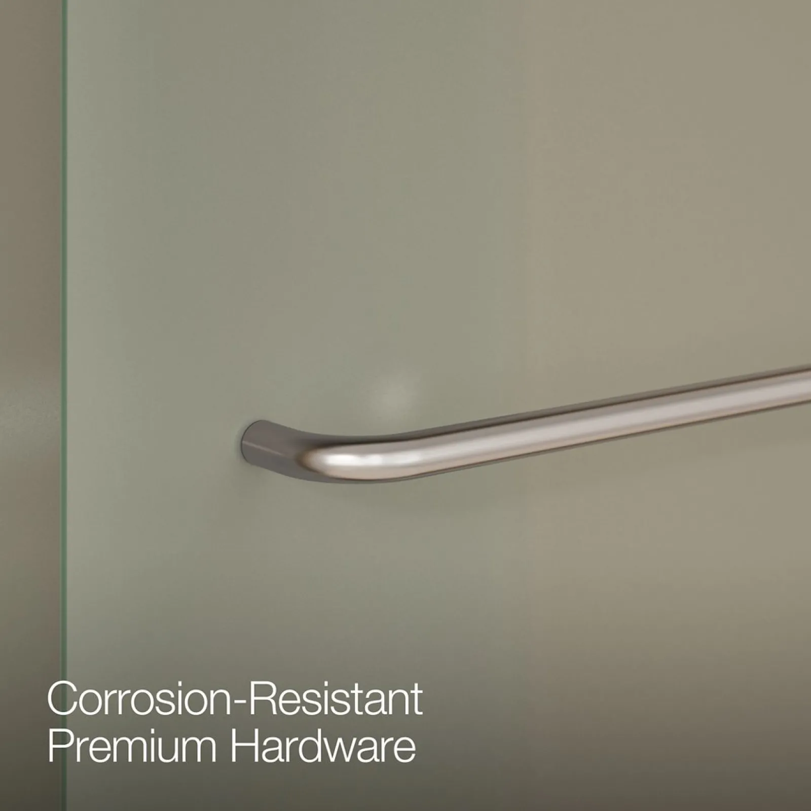 56-5/8"-59-5/8" W x 74" H bypass shower door with 1/4"-thick Frosted glass^Kohler