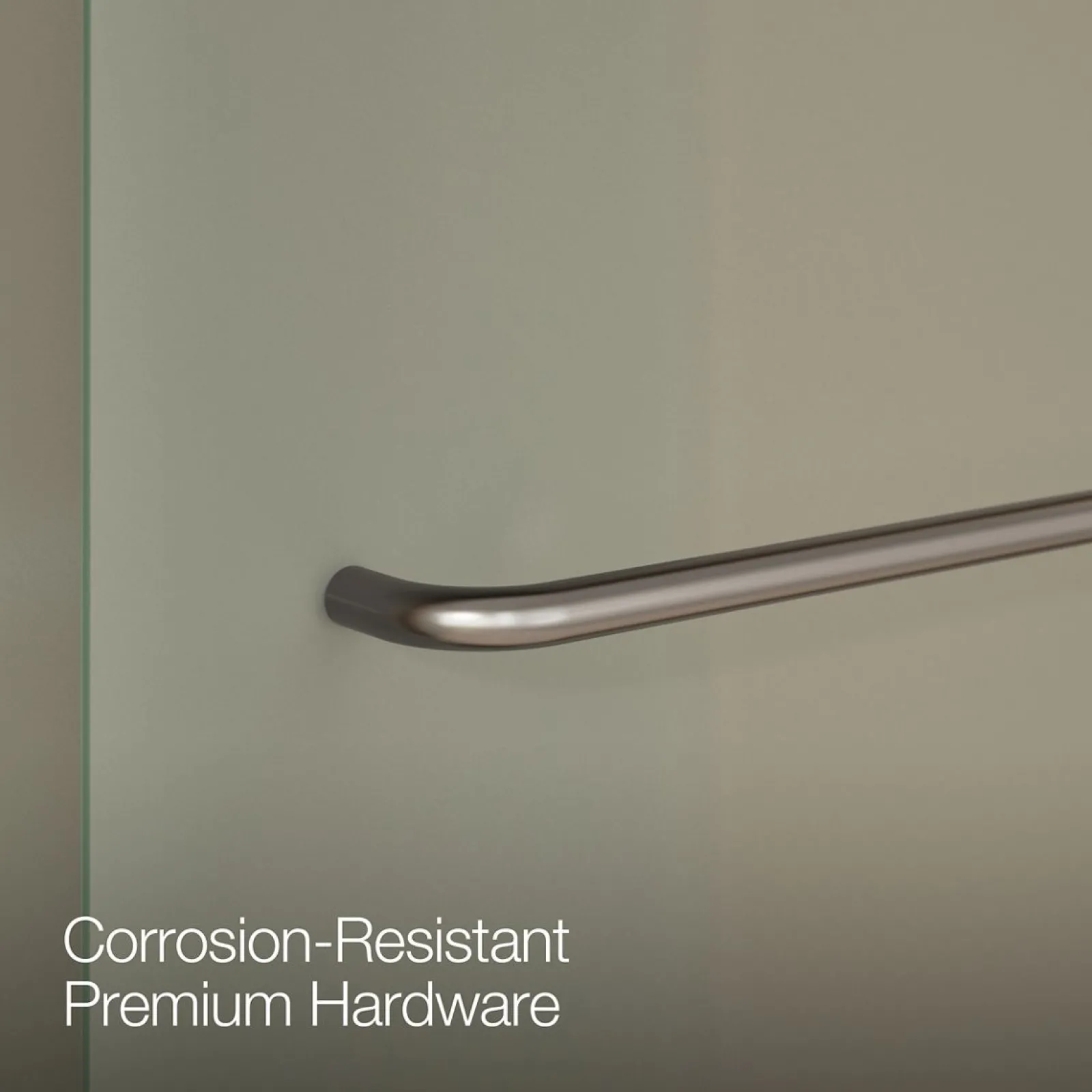 56-5/8"-59-5/8" W x 74" H bypass shower door with 1/4"-thick Frosted glass^Kohler