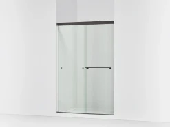 44-5/8"-47-5/8" W x 70" H bypass shower door with 5/16"-thick Crystal Clear glass^Kohler Best