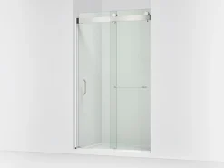 44"-48" W x 80-1/4" H bypass shower door with 3/8"-thick Crystal Clear glass^Kohler