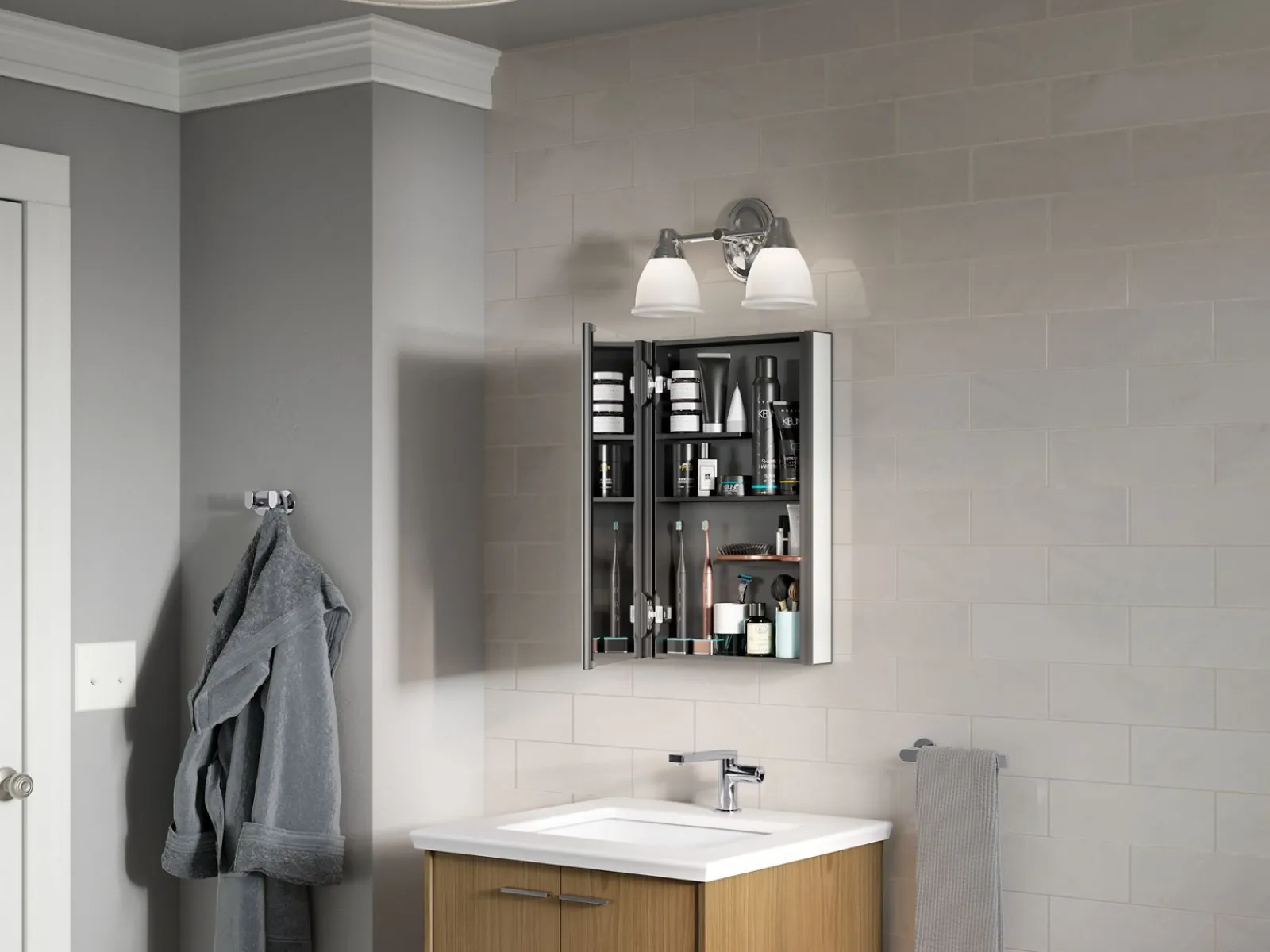 15" W x 24" H medicine cabinet^Kohler Hot