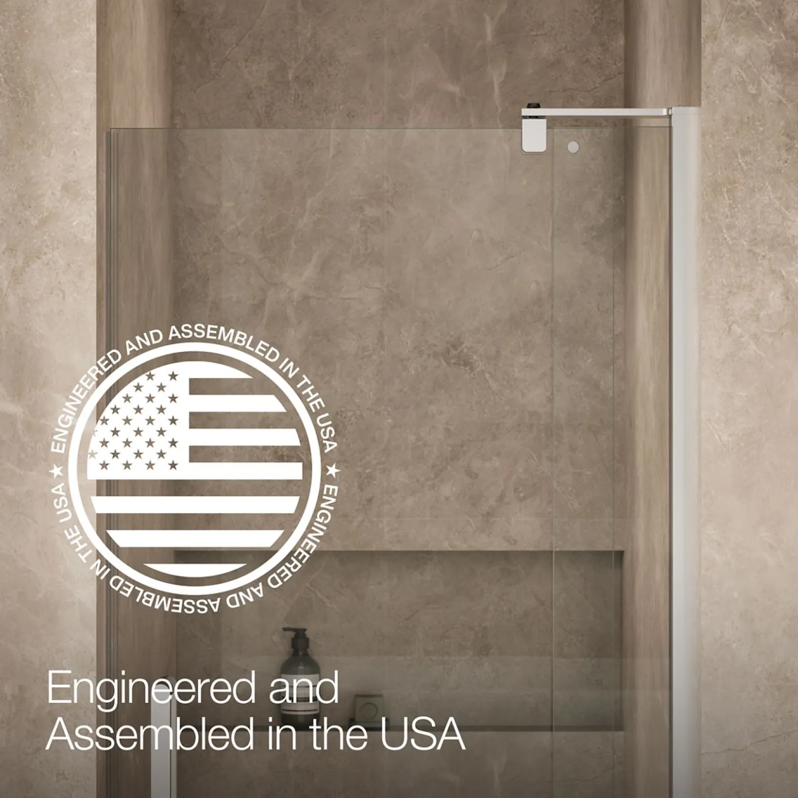 27-5/16"-31-1/8" W x 70" H pivot shower door with 1/4"-thick Crystal Clear glass^Kohler Hot