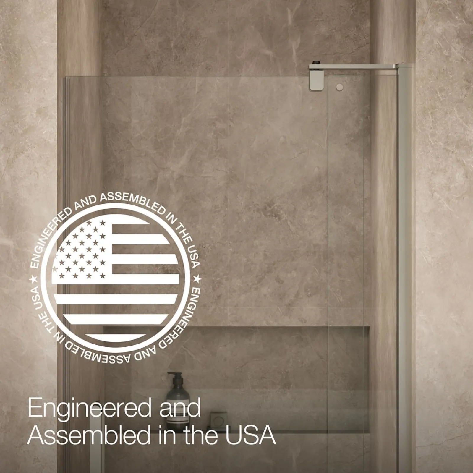 27-5/16"-31-1/8" W x 70" H pivot shower door with 1/4"-thick Crystal Clear glass^Kohler Hot