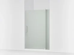 43-1/8"-48" W x 70" H pivot shower door with 5/16"-thick Frosted glass^Kohler