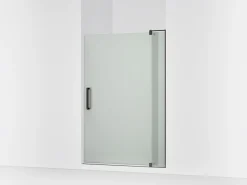 43-1/8"-48" W x 70" H pivot shower door with 5/16"-thick Frosted glass^Kohler