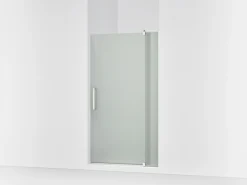 35-1/8"-40" W x 70" H pivot shower door with 5/16"-thick Frosted glass^Kohler Best