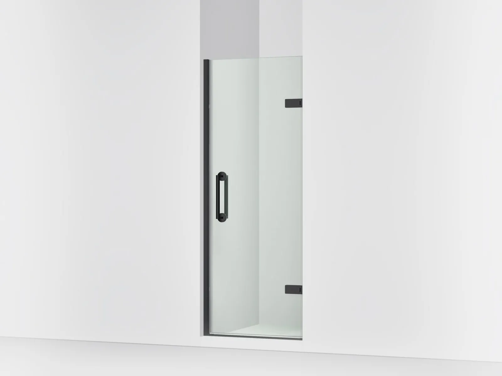 27-5/8"-28-3/8" W x 71-5/8" H pivot shower door with 3/8"-thick Crystal Clear glass^Kohler Sale