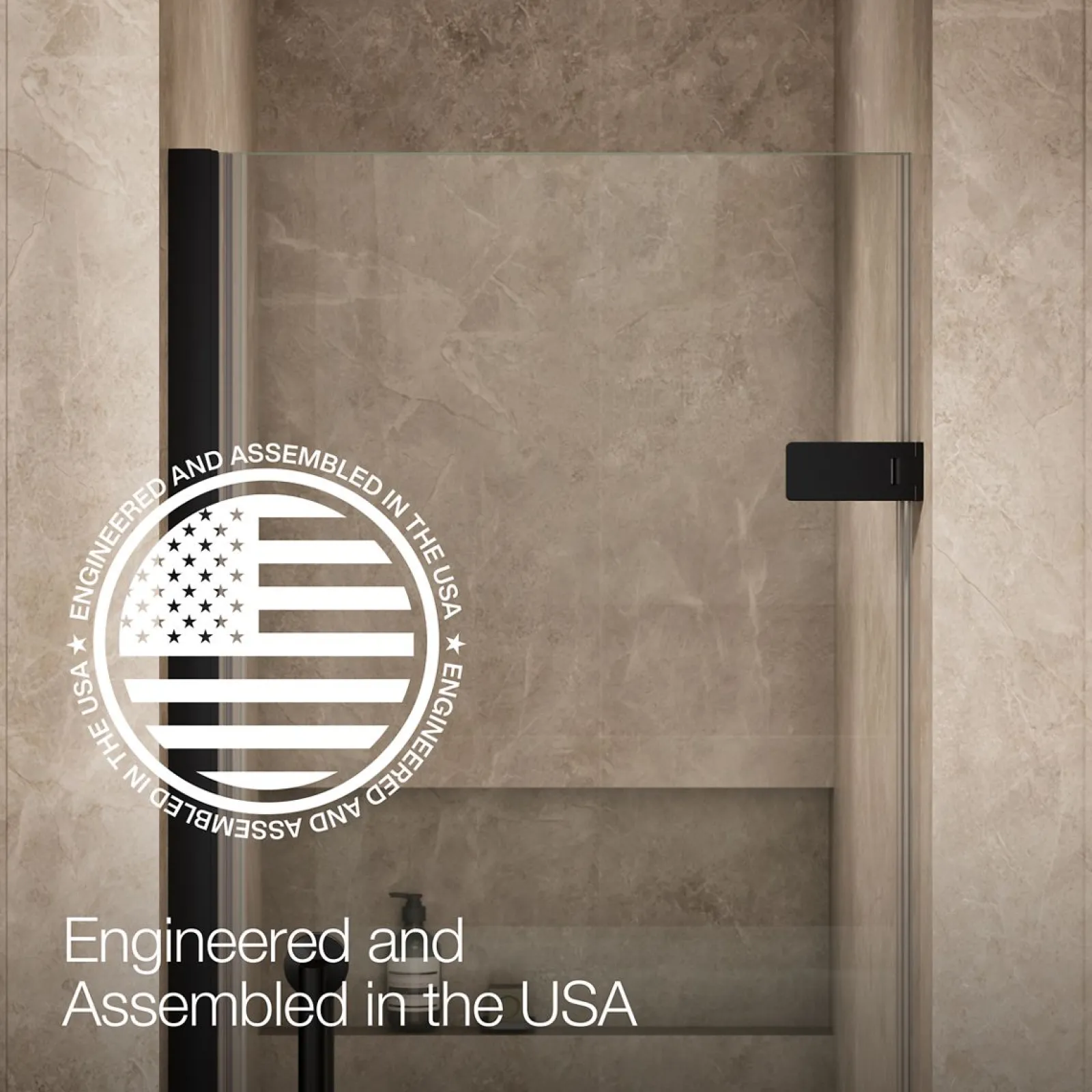 27-5/8"-28-3/8" W x 71-5/8" H pivot shower door with 3/8"-thick Crystal Clear glass^Kohler Sale