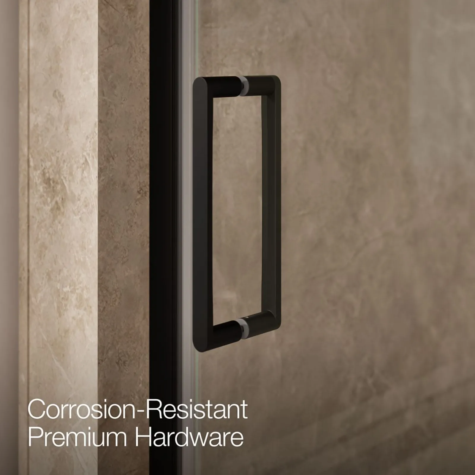 27-5/8"-28-3/8" W x 71-5/8" H pivot shower door with 3/8"-thick Crystal Clear glass^Kohler New