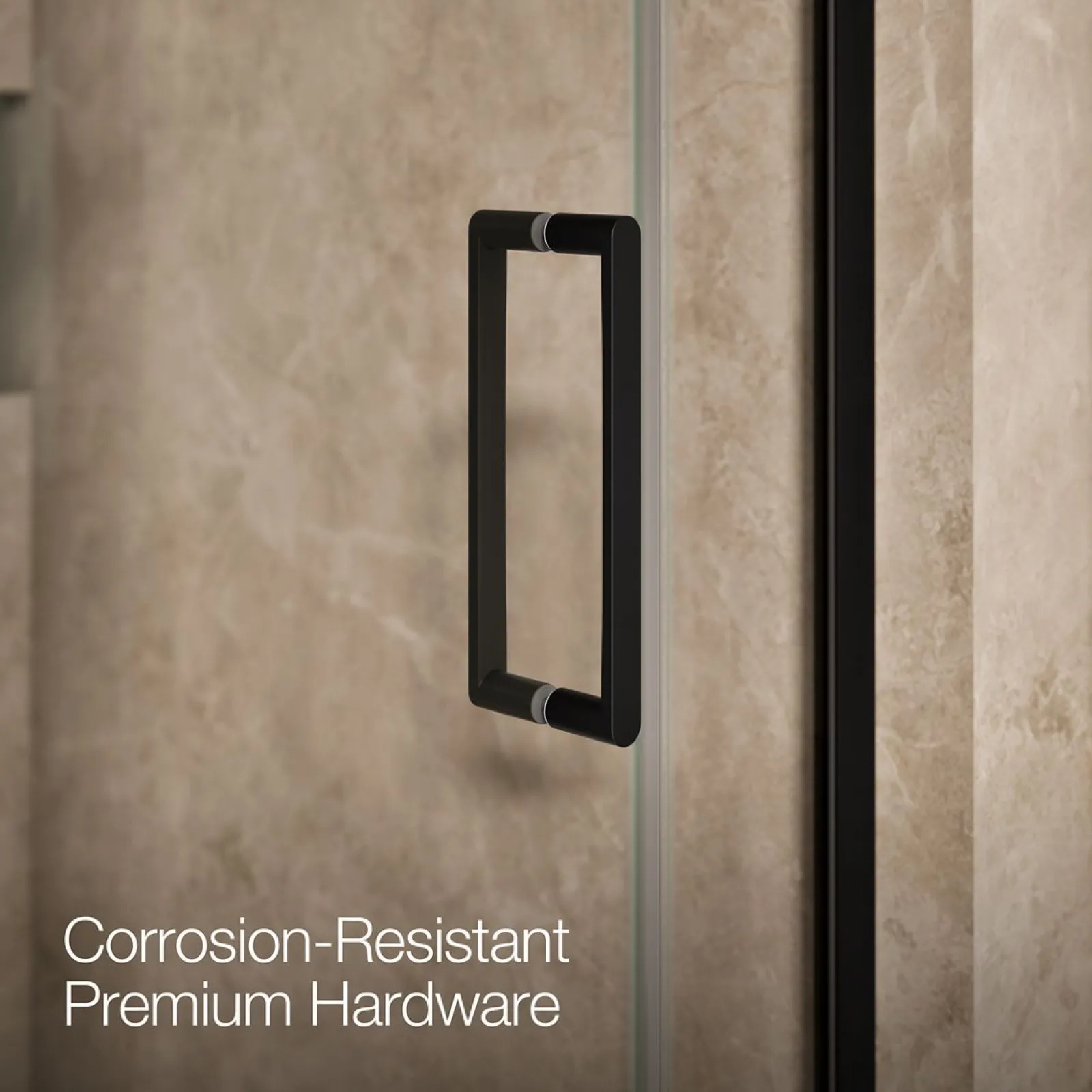 33-5/8"-34-3/8" W x 71-9/16" H pivot shower door with 3/8"-thick Crystal Clear glass^Kohler Clearance