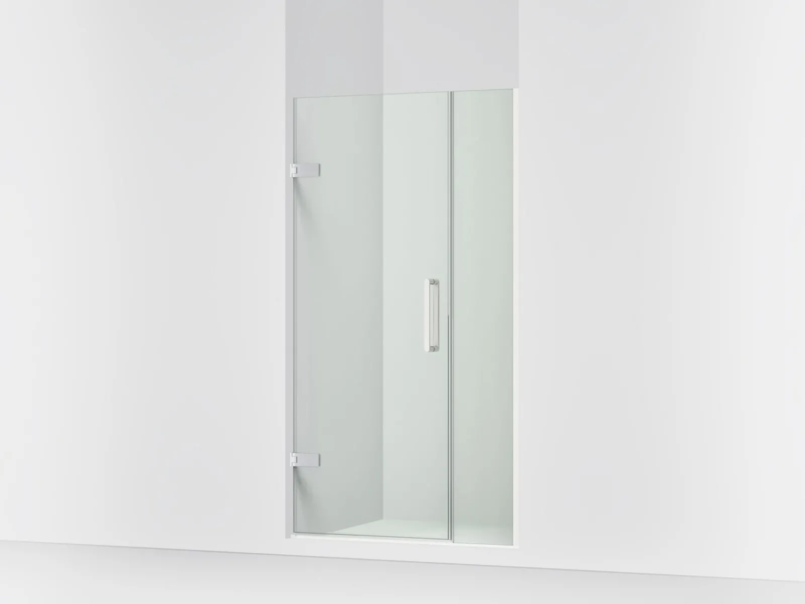 39-5/8"-40-3/8" W x 71-9/16" H pivot shower door with 3/8"-thick Crystal Clear glass^Kohler Sale