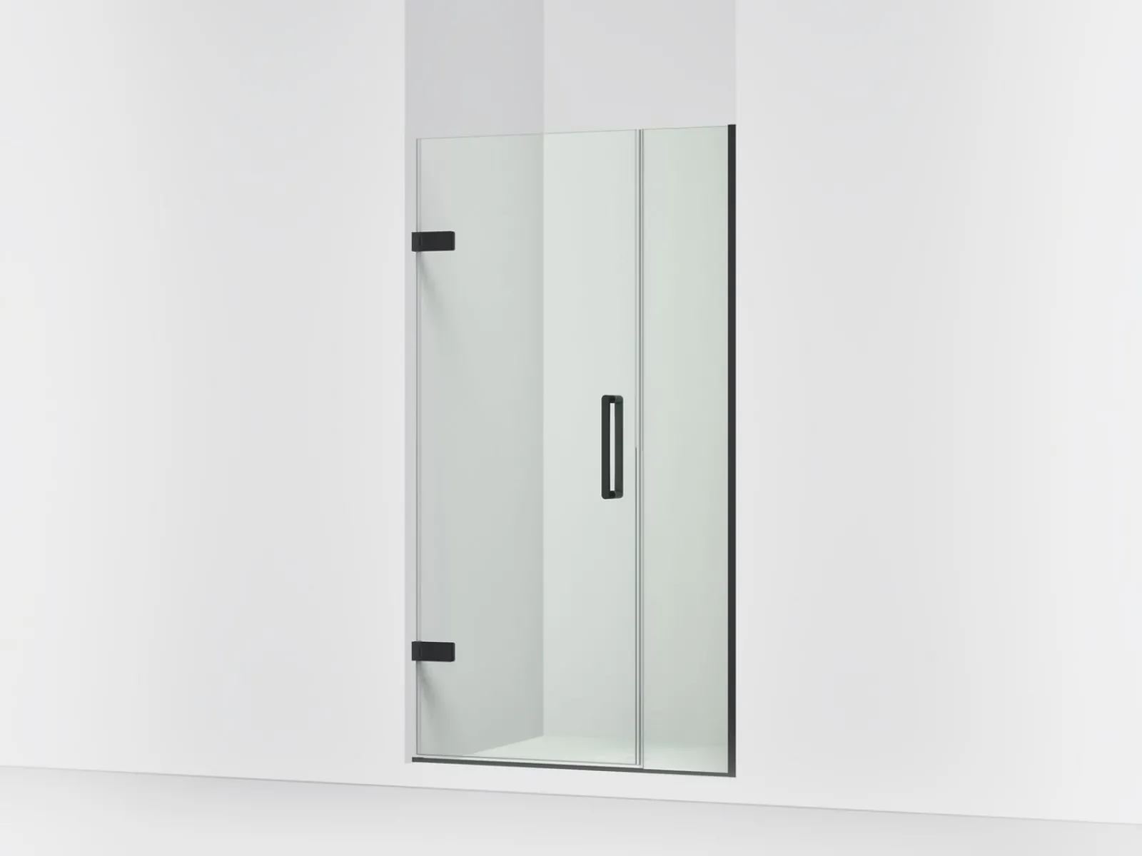 39-5/8"-40-3/8" W x 71-9/16" H pivot shower door with 3/8"-thick Crystal Clear glass^Kohler Sale