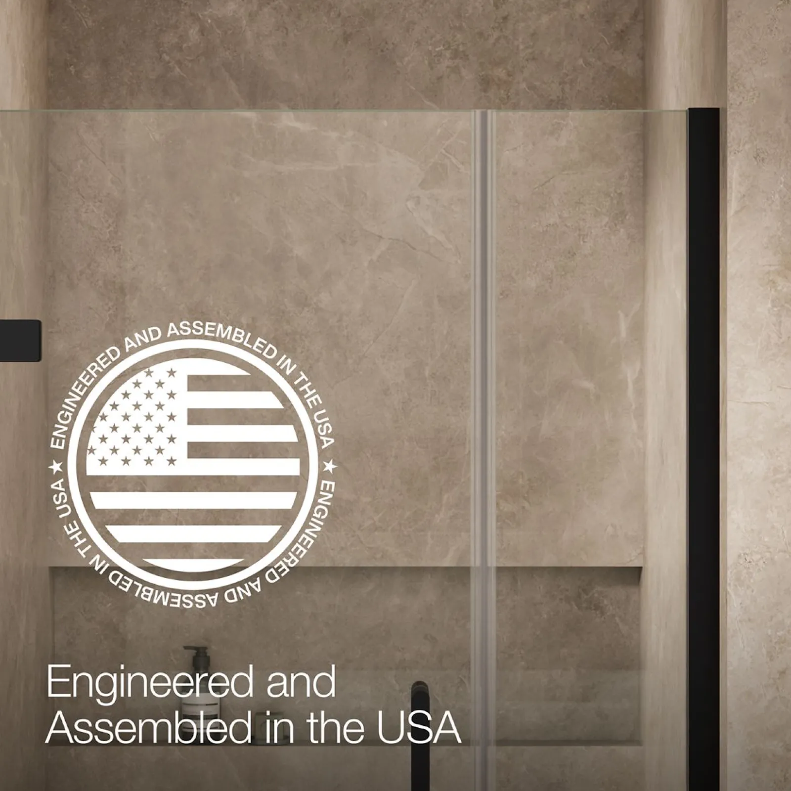 39-5/8"-40-3/8" W x 71-9/16" H pivot shower door with 3/8"-thick Crystal Clear glass^Kohler Sale