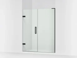 58"-58-3/4" W x 71-3/4" H pivot shower door with 3/8"-thick Crystal Clear glass^Kohler Discount