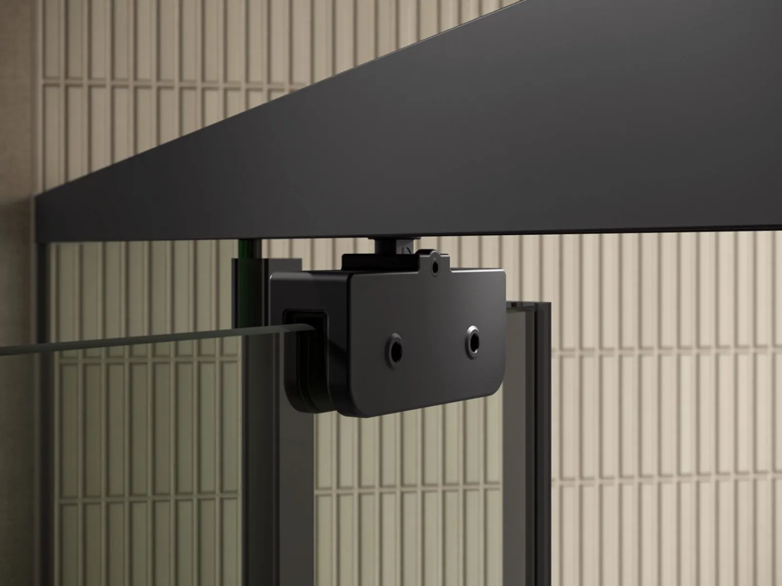 36"-42" W x 76" H pivot shower door with 5/16"-thick Crystal Clear glass^Kohler Outlet