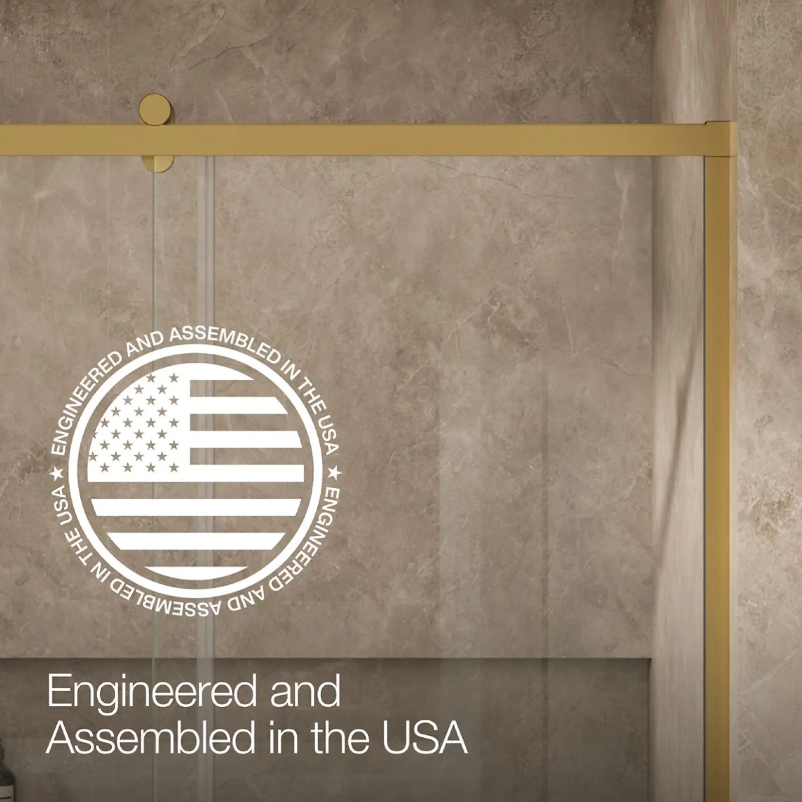 56-5/8"-59-5/8" W x 62-1/2" H sliding bath door with 3/8"-thick Crystal Clear glass^Kohler Online